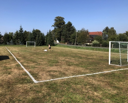 Der Turnierplatz wird vorbereitet